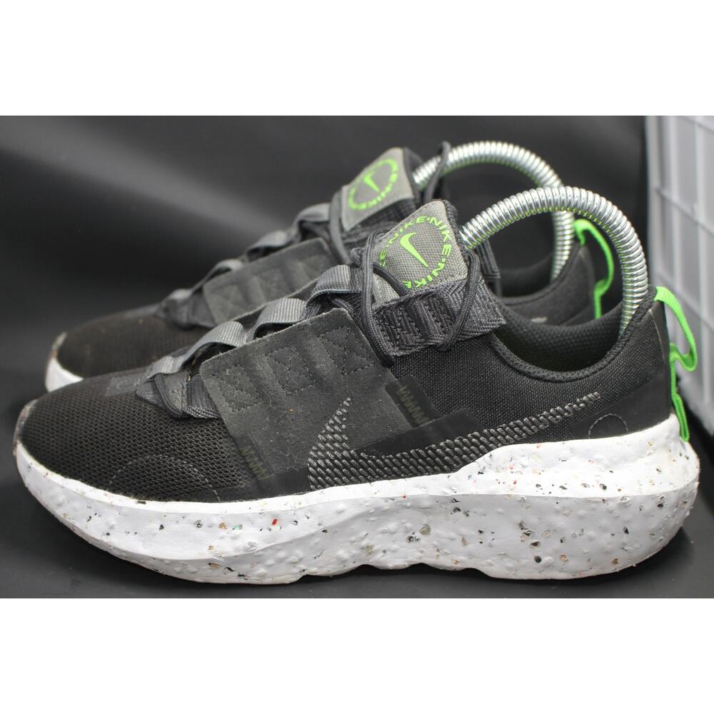 Nike Crater Impact Black Running Shoe lace up CW2386-001 Size 6.5 WMNS